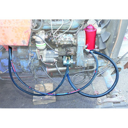 Complete power steering kit with Danfoss pump and hydraulic cylinder for U-445 with 4-cylinder engine