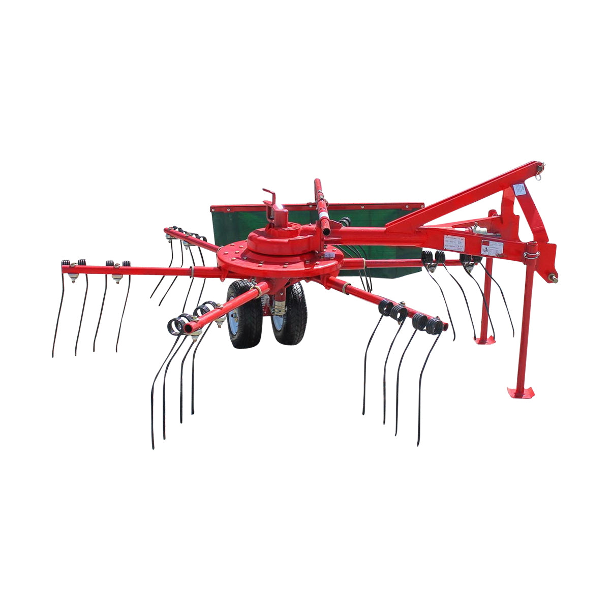 Spider type rotary rake with a working width of 1.80m, required power 15-50HP, with 6 arms weighing 220Kg Konig Traktoren