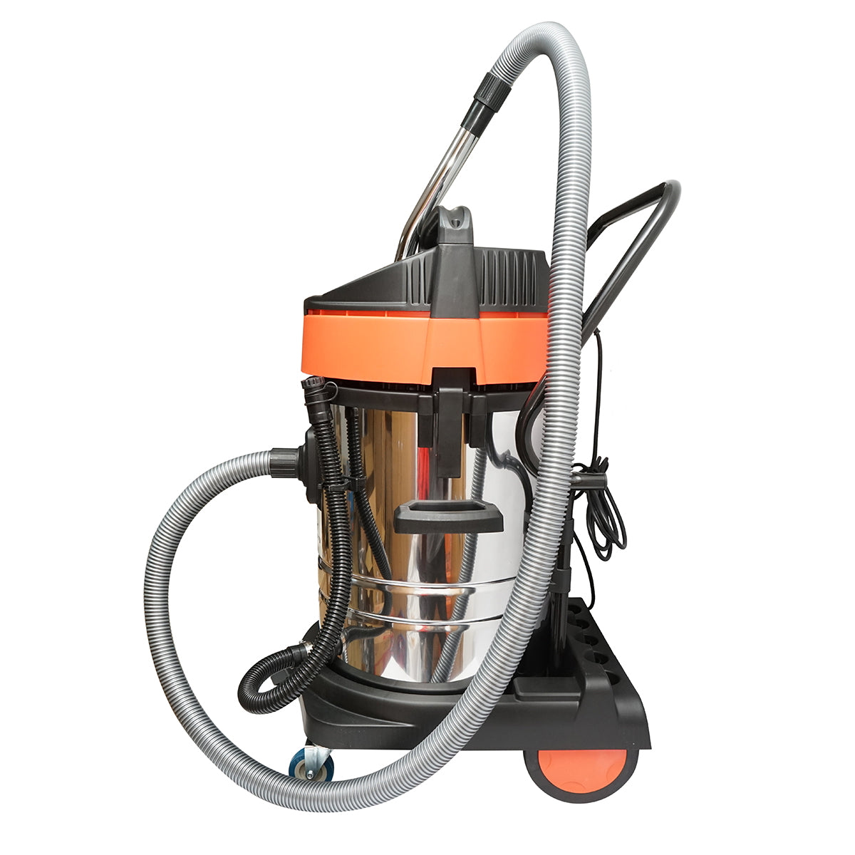 Professional industrial vacuum cleaner dry/wet 3000W, 220V, volume 70L stainless steel body Breckner Germany