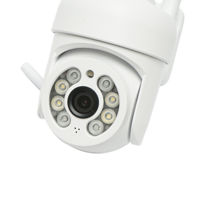 Smart WIFI 1080P outdoor surveillance camera, dual lens, PTZ motion sensor, 360-degree rotation, 220V ICSee