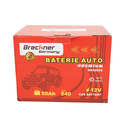 Battery, car battery 50Ah, 540A, 12V BRECKNER PREMIUM