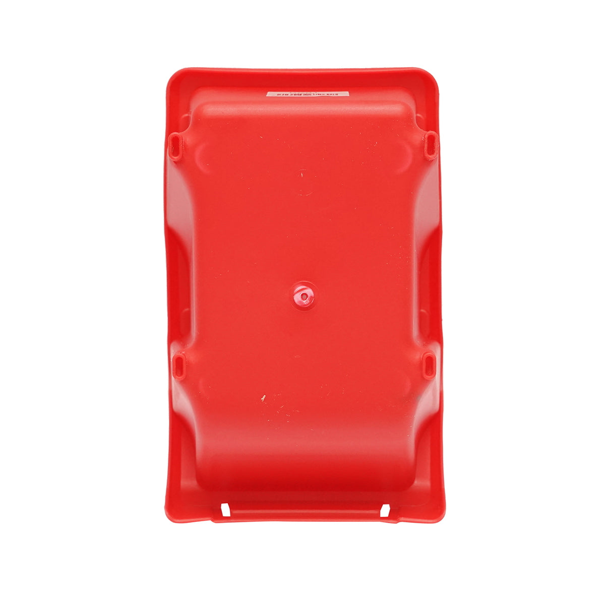 Red plastic storage box 165x105x75mm