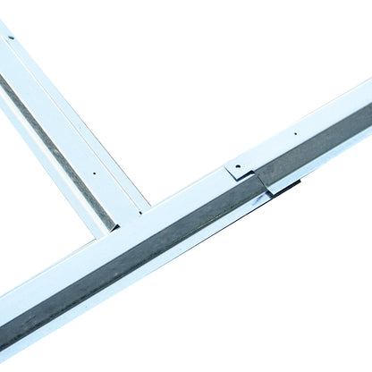 Metal frame foundation made of galvanized steel 0.6mm for garden shed 389x260x212cm