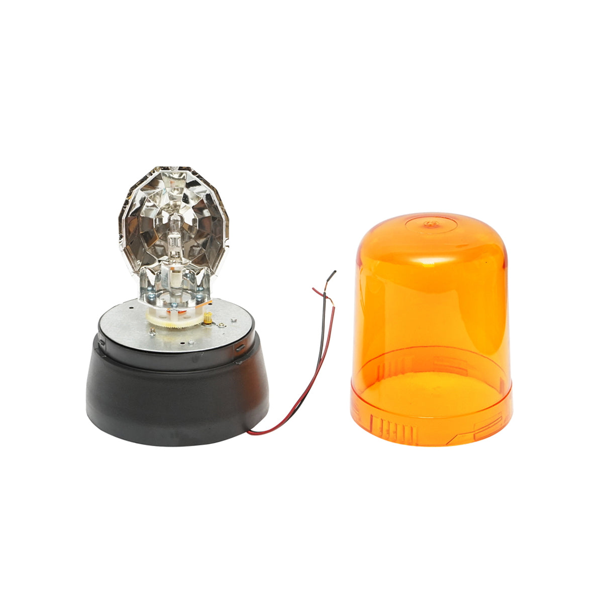 24V yellow beacon with screw mount