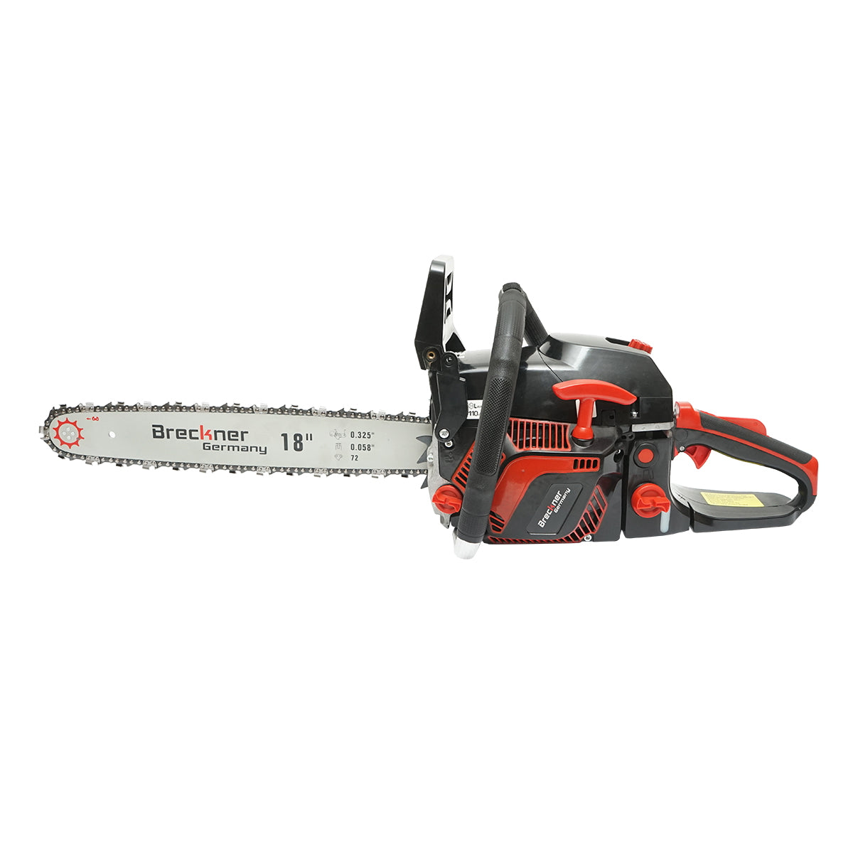 Chainsaw, 2-stroke, 58cc, 3.3HP, 8500rpm with 18 inch (45cm) blade Breckner Germany