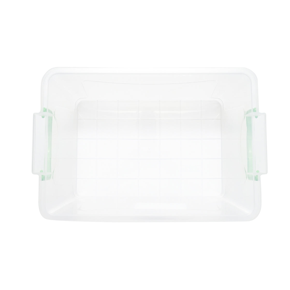 5L storage box with a plastic lid, transparent 305x210x135mm