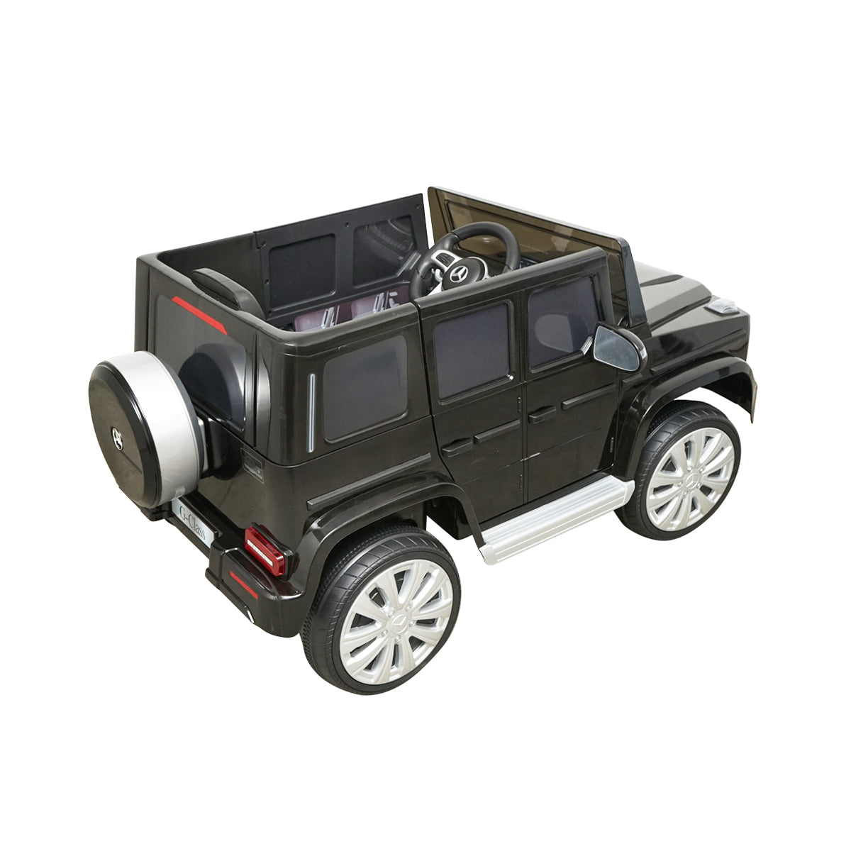 Electric car with 6V/7Ah battery and remote control for kids Mercedes G500 JJ2077 black