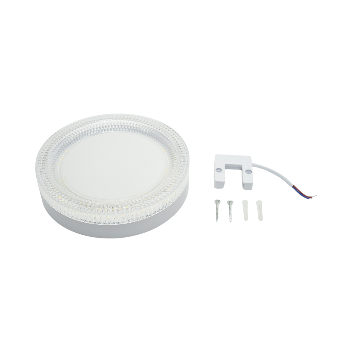 LED ceiling light 24W, 220V, adjustable light 3CCT 3000K/4000K/6500K, round body 180x40mm IP20