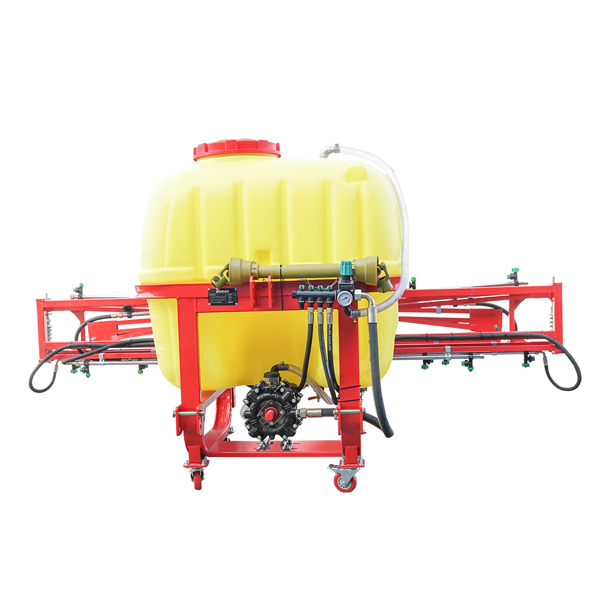Herbicide sprayer with a capacity of 600L, 12m boom, simple nozzle body Baisan