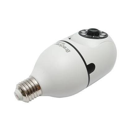 Smart-bulb surveillance camera 2 MP, 360-degree rotatable PTZ, P2P WIFI 2.4GHz, E27 bulb type with motion sensor and iCSee application