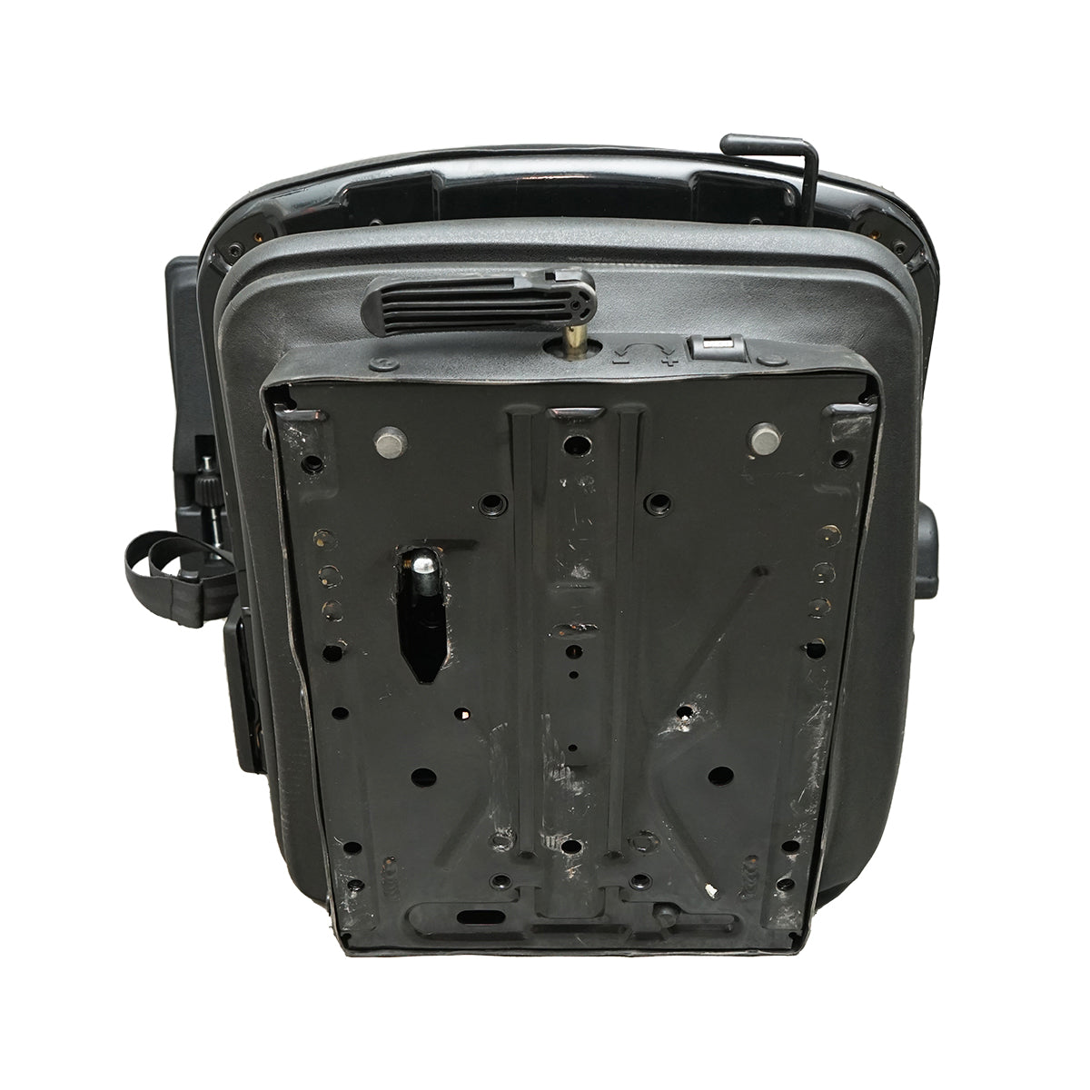 Universal adjustable chair for weight 50-130kg, armrests and reclining backrest 55-89° for tractor, agricultural machinery, industrial, forklift