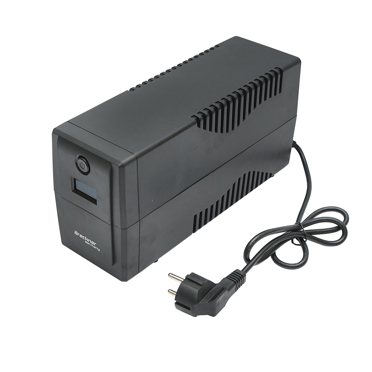 UPS 800VA/480W with 9Ah battery and 2 schuko sockets, LCD, USB, AVR Breckner Germany