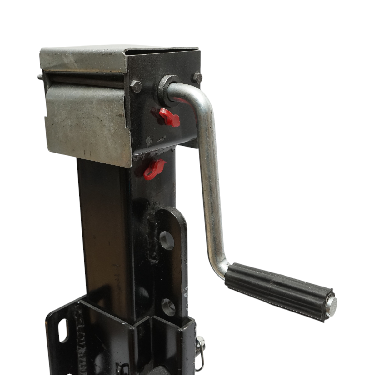 Adjustable support leg trailer with crank 60-100cm, lateral fixing, maximum load 4000 Kg