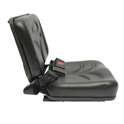 Universal seat with belt for agricultural or industrial machines, forklift