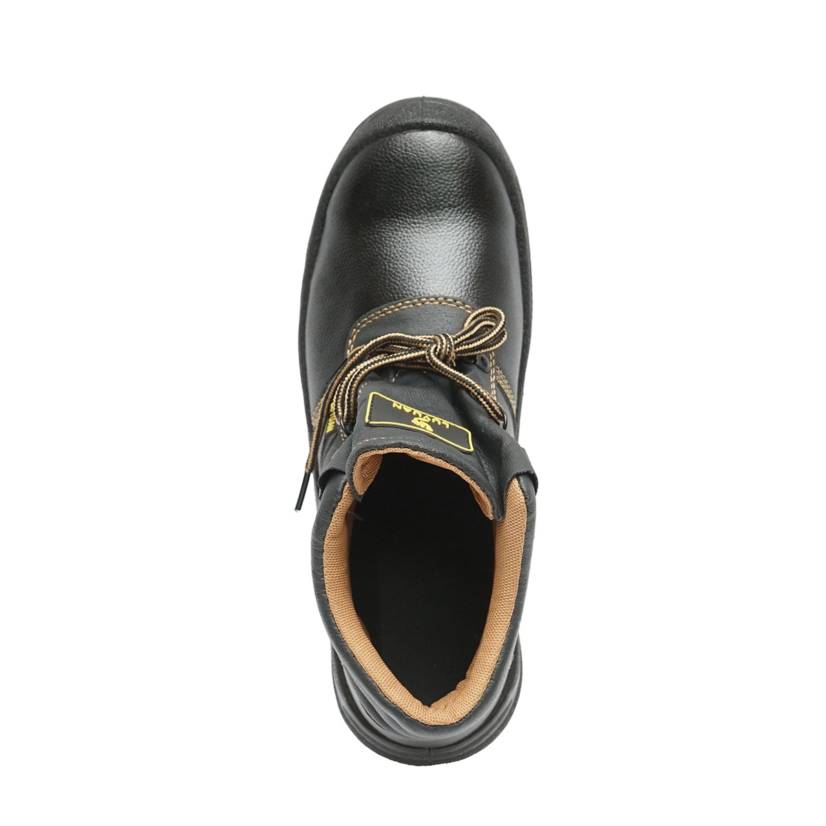 Size 45 safety boots with toe cap and steel sole insert 5015