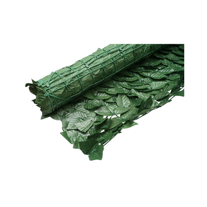 Artificial hedge with green leaves, 1M wide and 5M long.