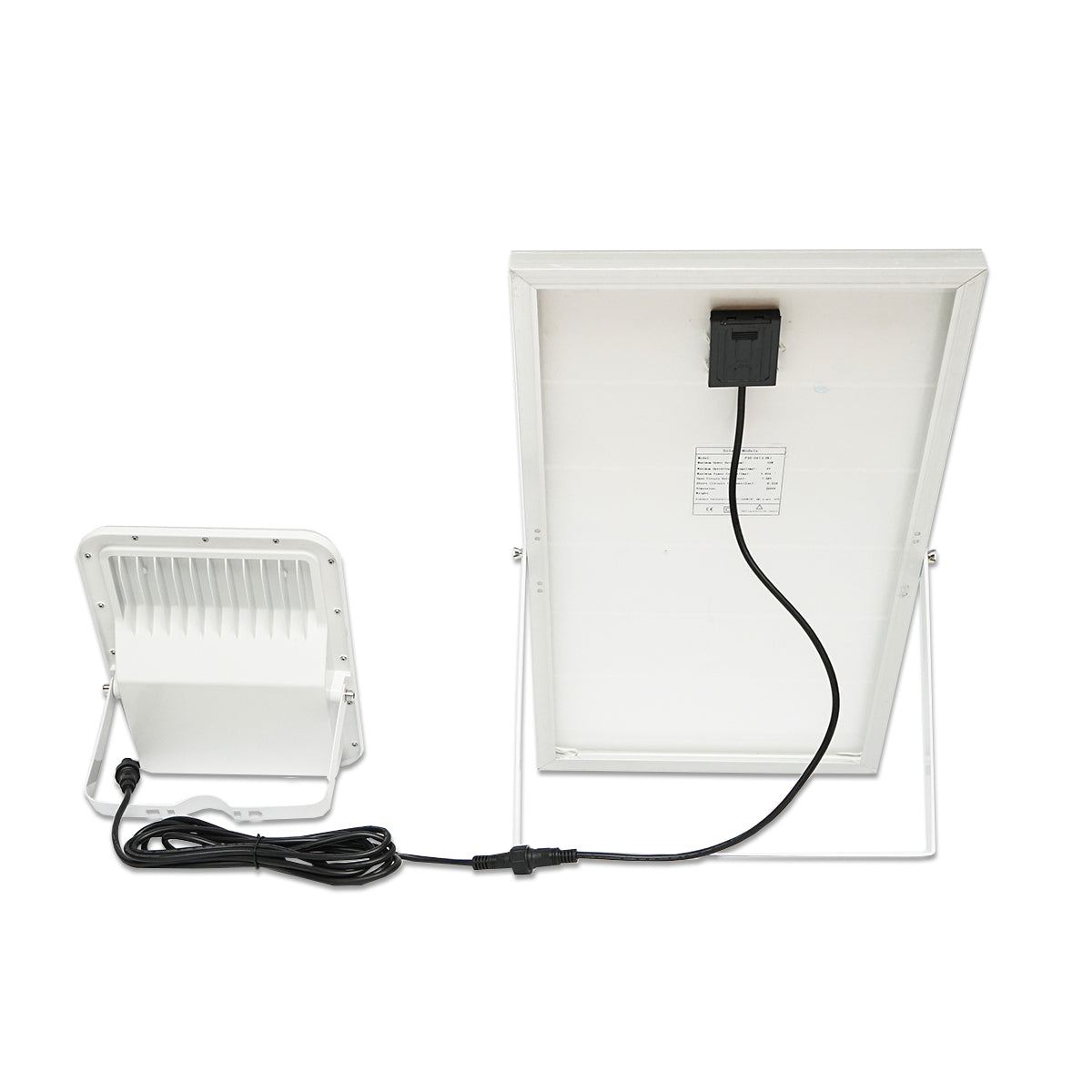 20W LED lamp with 2 MP CCTV camera, wifi, and 35W solar panel, 3.2V/30Ah battery