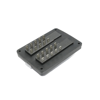 Flat fuse box with 10 slots Breckner Germany