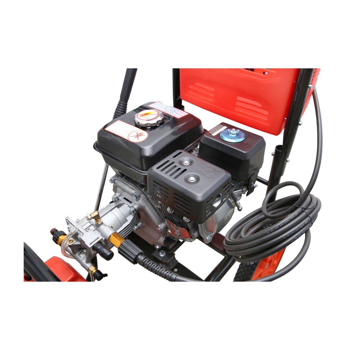 Gas pressure washer 7HP, 200 Bar, flow 500l/H with hose and gun Breckner Germany