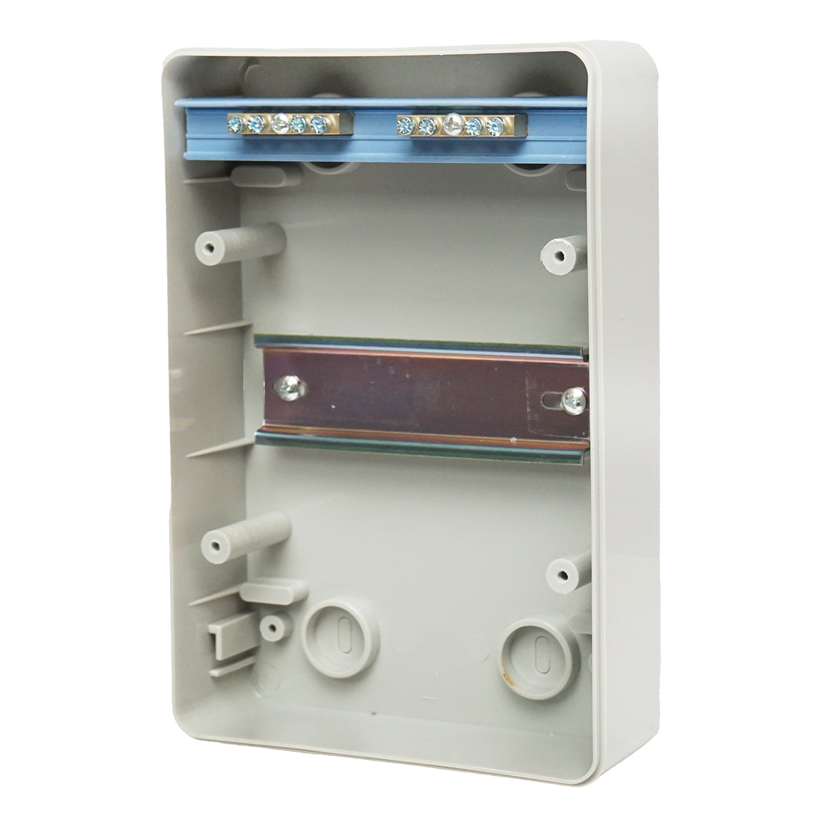 Fuse box applied 1 row, 4 modules, IP65, 210x140x100mm Breckner Germany