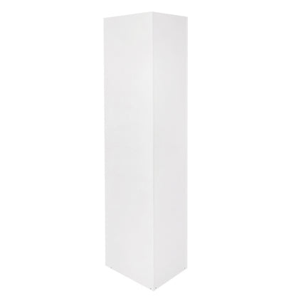 Double metal locker cupboard 1800x450x380mm with secure door, 2 shelves, bar, mirror and ventilation, gray Breckner Germany