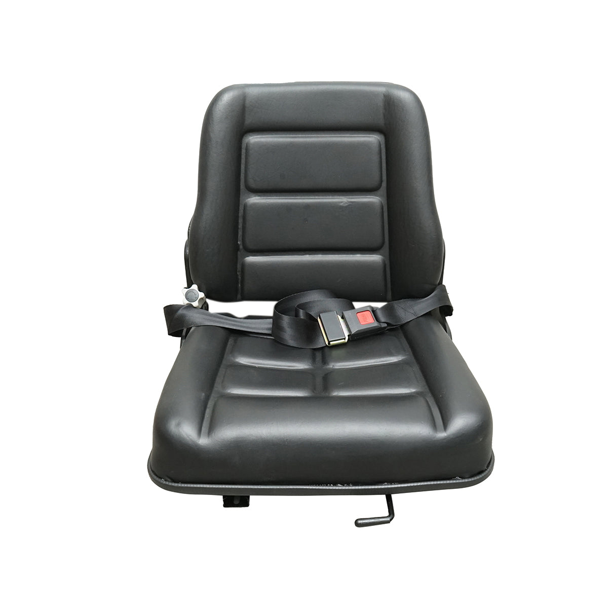 Universal seat with belt for agricultural or industrial machines, forklift
