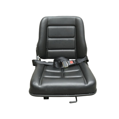 Universal seat with belt for agricultural or industrial machines, forklift