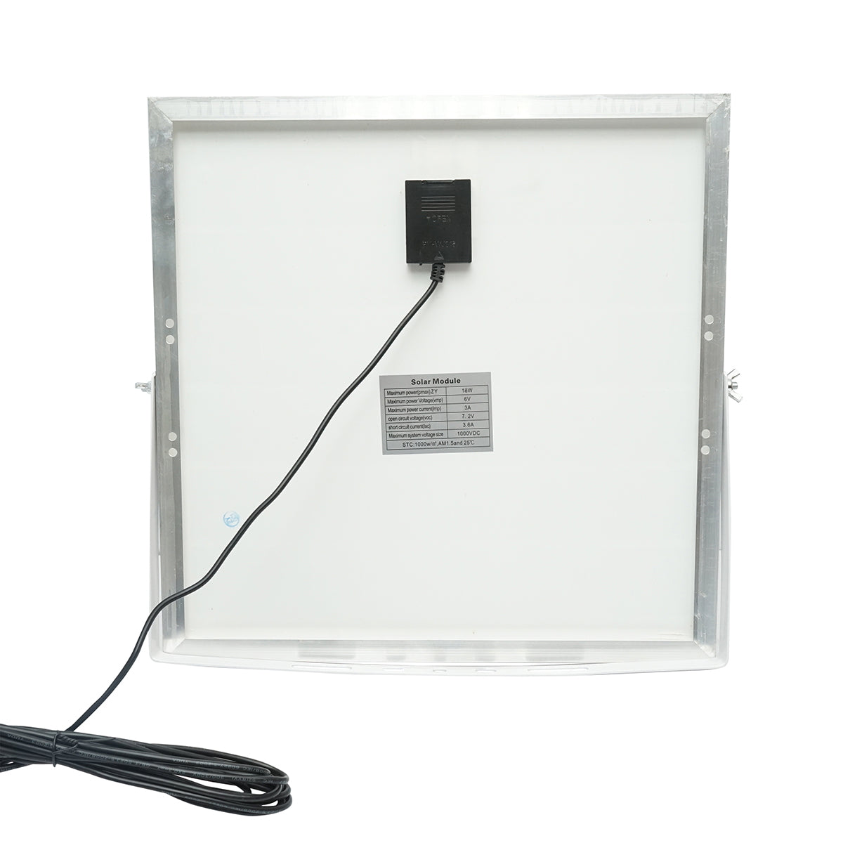 100W LED projector with 15W solar panel, 15000mAh battery, and remote control IP67 Breckner Germany