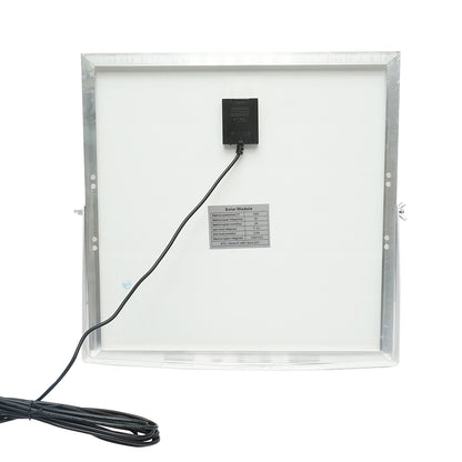 100W LED projector with 15W solar panel, 15000mAh battery, and remote control IP67 Breckner Germany