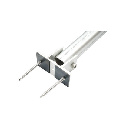 Adjustable rear leg 15-30 degrees solar panel mounting system A Breckner Germany