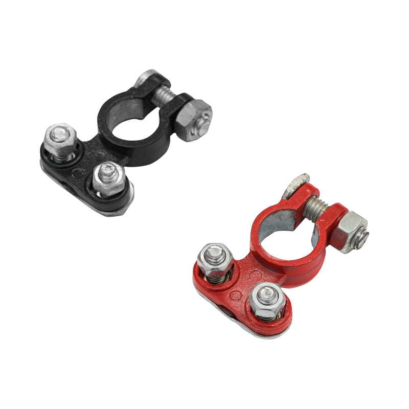 Set of battery terminals Zn red and black Breckner Germany