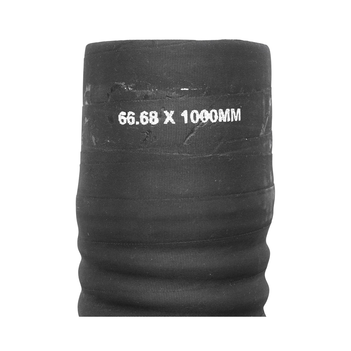 Flexible cooling hose inner diameter 66.68x1000mm made of rubber with textile insert and metal spiral 9 Bar Breckner Germany