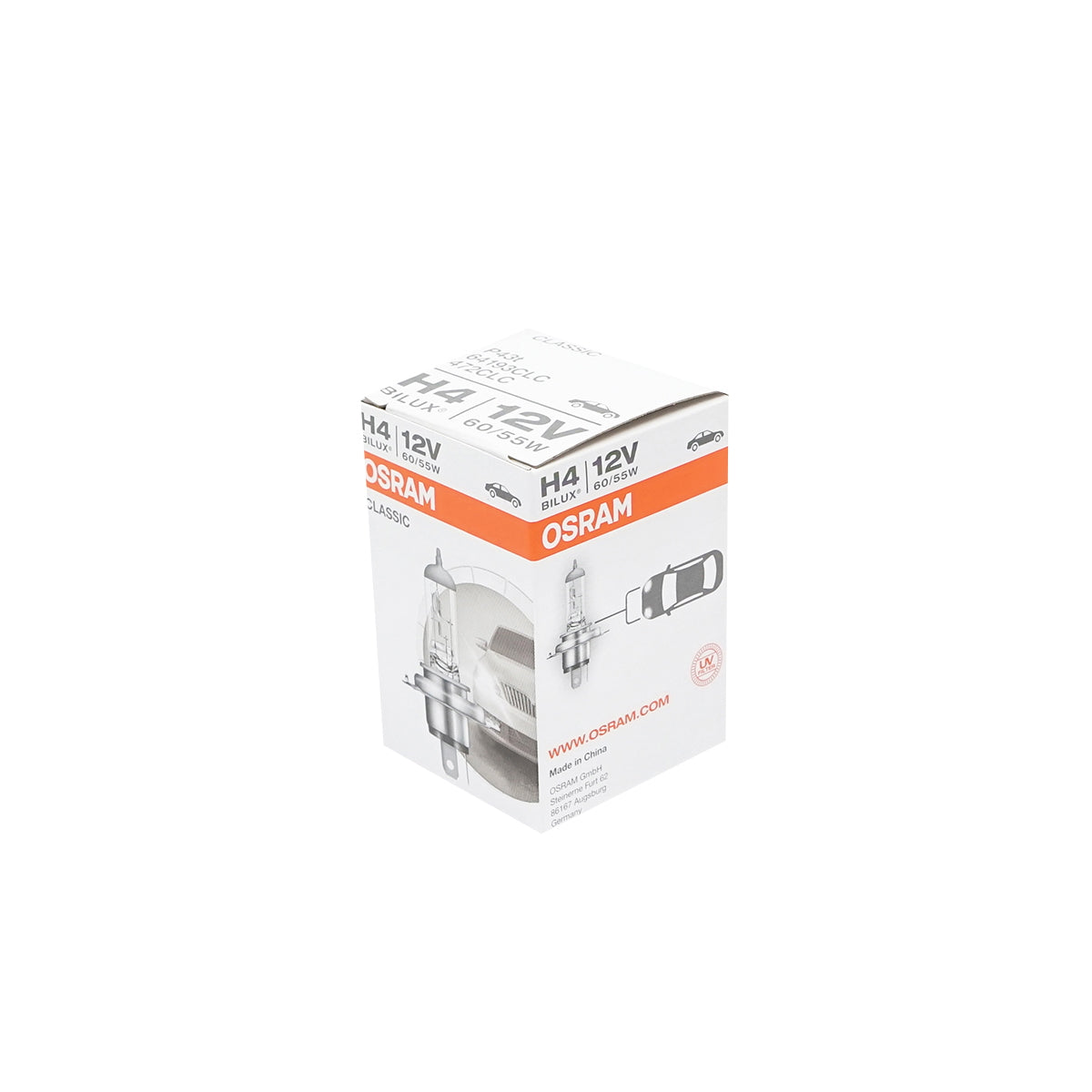 Halogen bulb H4 12V/55/60W BILUX P43T Osram
