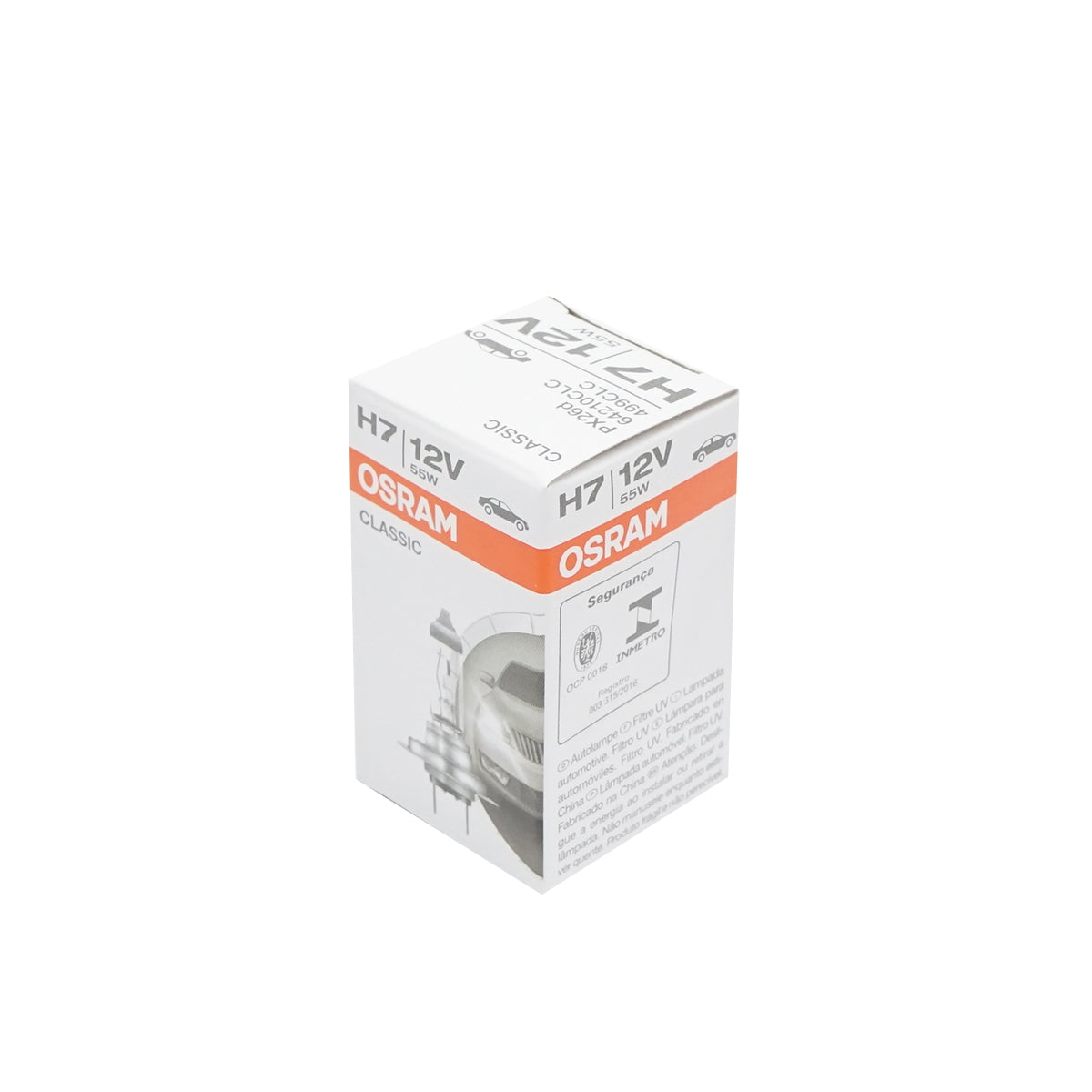 Halogen bulb H7 12V/55W PX26D Osram