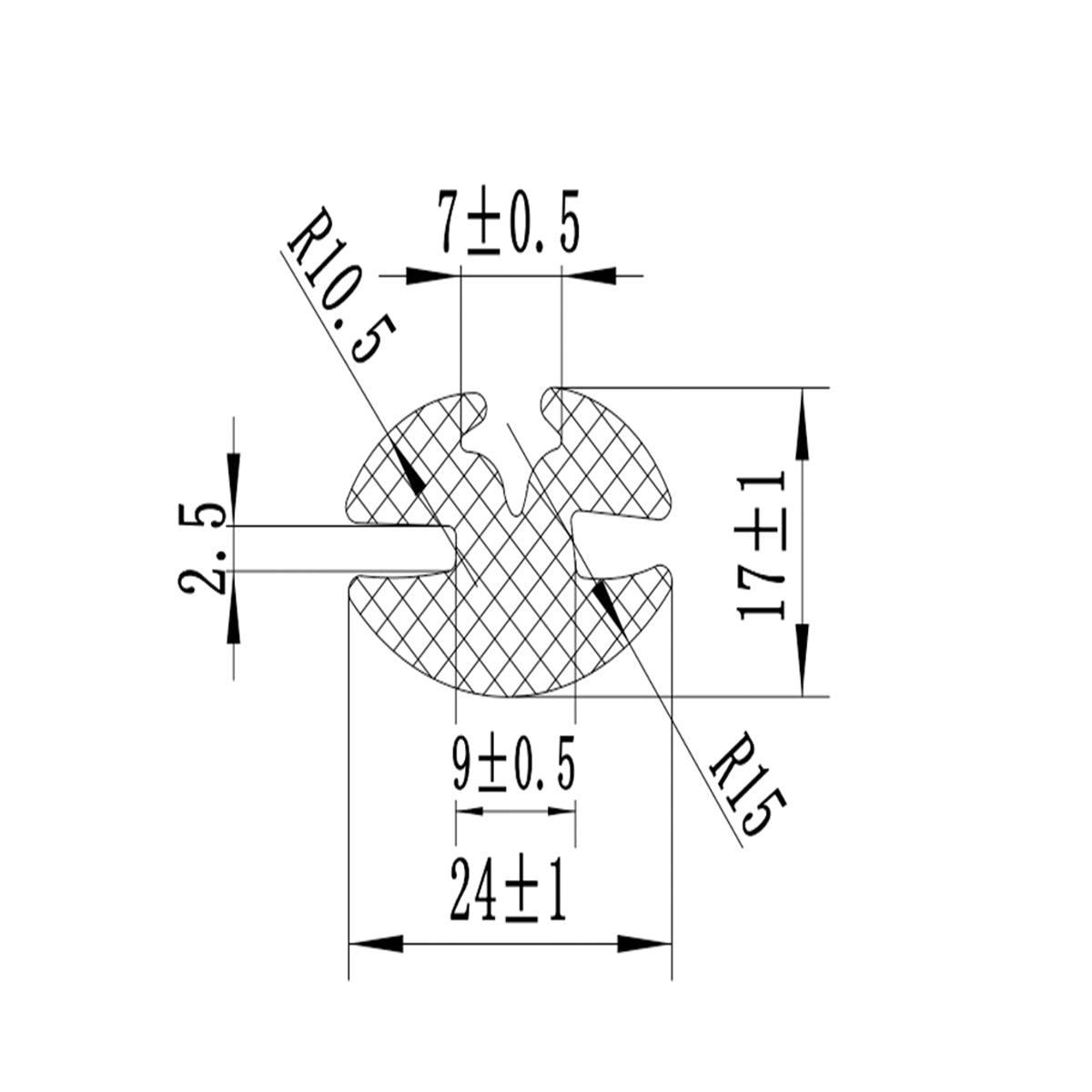 10m shed for UTB U-650 with B2/B7 fin