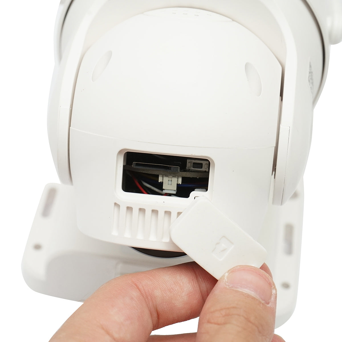 3MP surveillance camera, rotating WIFI with a 5W solar panel, PTZ, 1080P, motion sensor, night vision, V380 Pro application