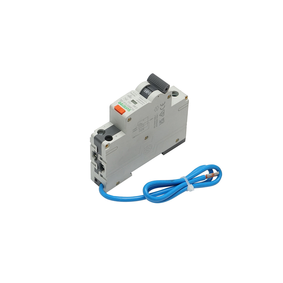 Automatic switch with differential protection RCBO 1P+N 50A 30mA, AC Suntree