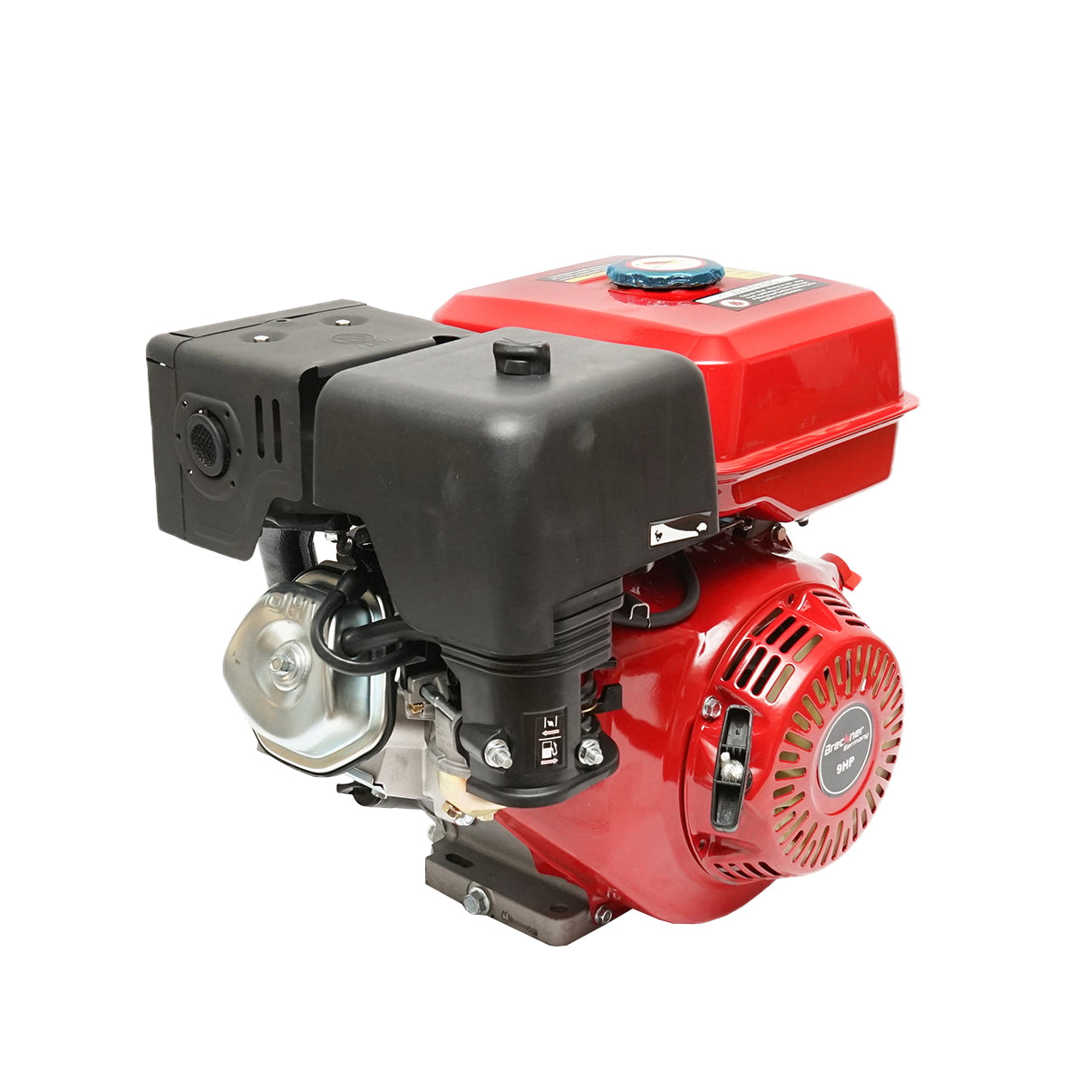 Gasoline engine 9HP, 4 strokes, 25mm shaft with pull start Breckner Germany