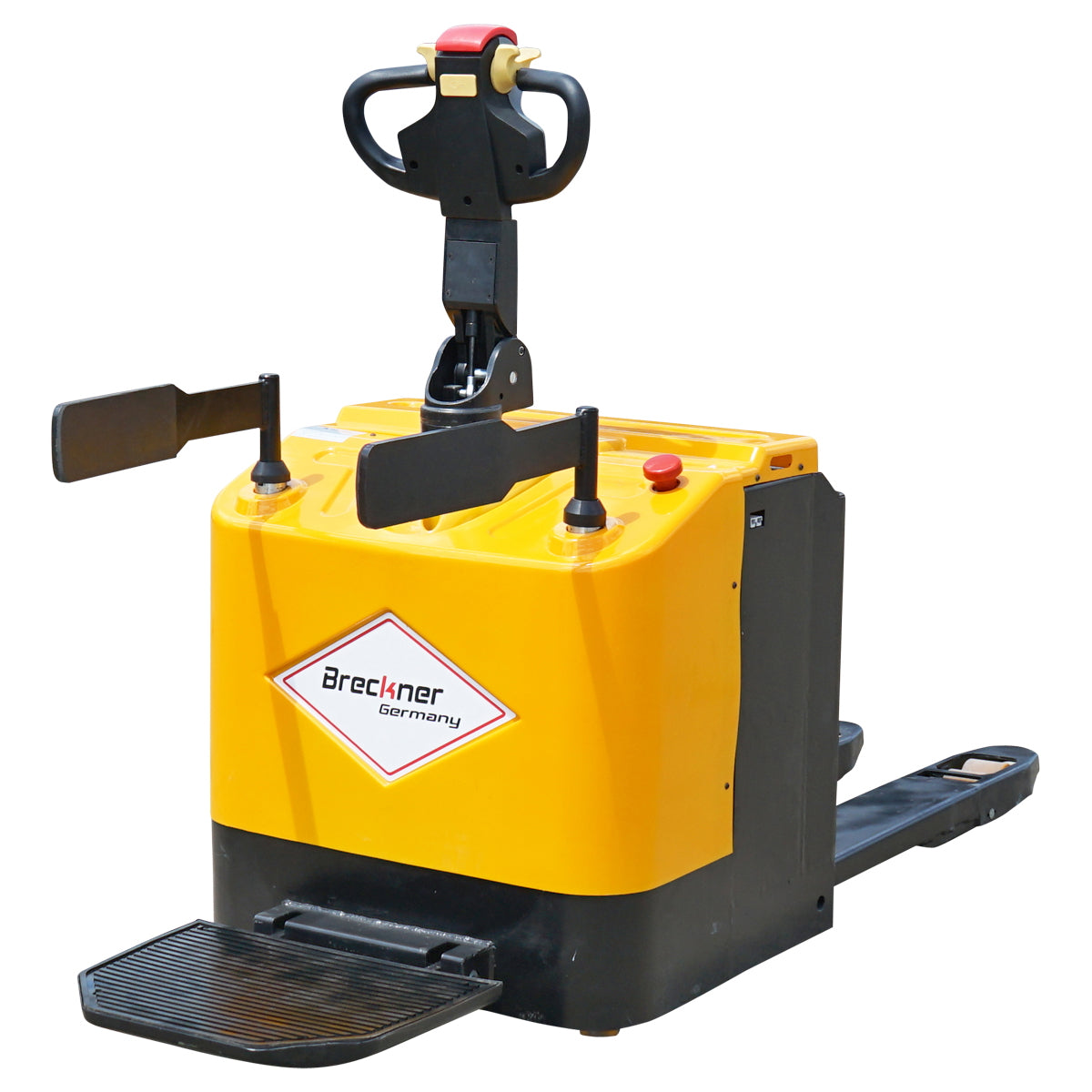 Electric pallet truck with a maximum load of 1.5T, lifting height 85-200mm, forks 1150mm Breckner Germany
