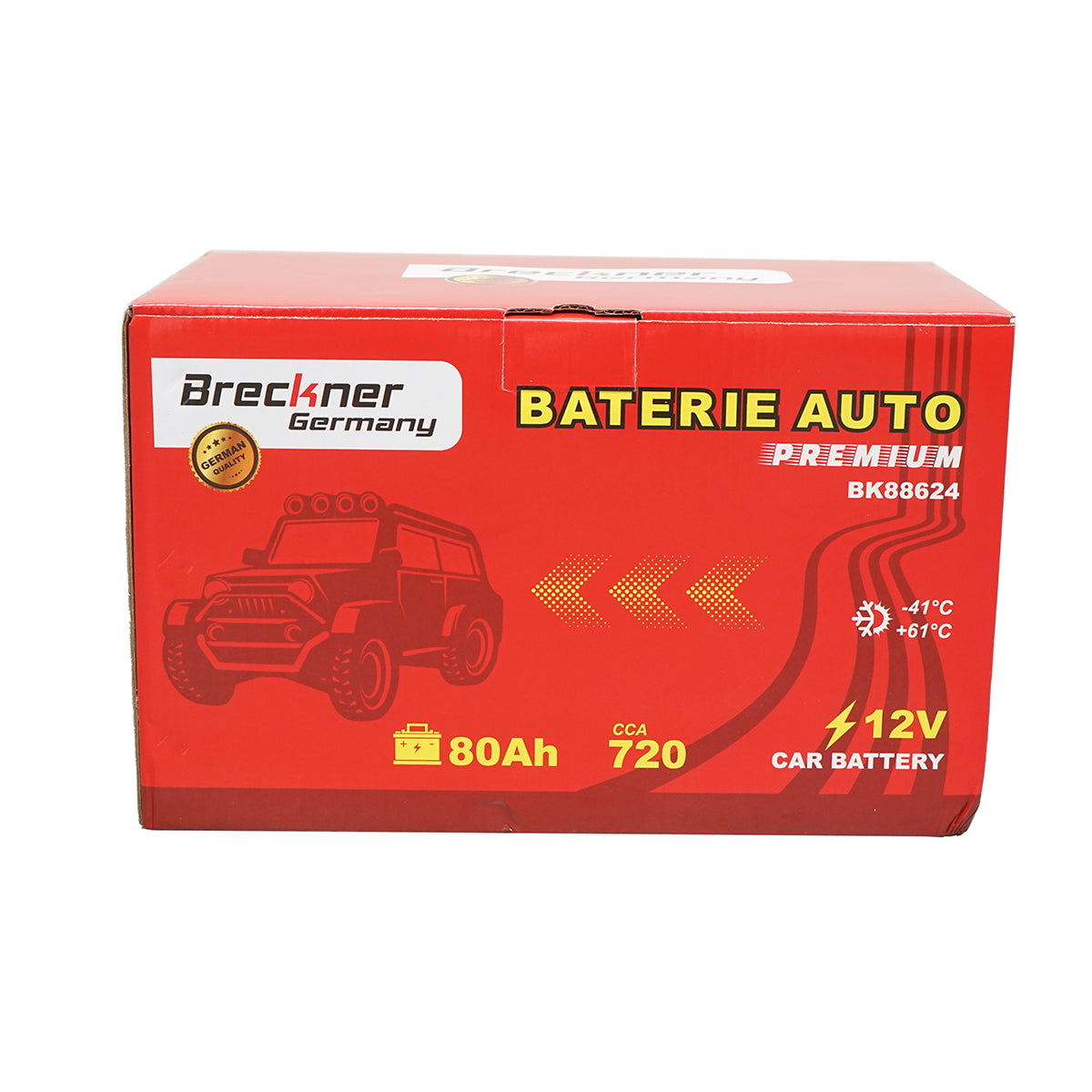 Accumulator, car battery 80Ah, 720A, 12V BRECKNER PREMIUM