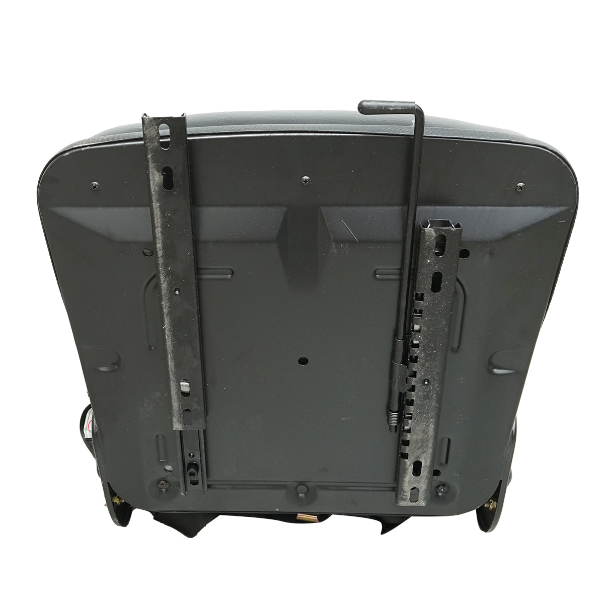 Universal chair with seat belt and armrests for agricultural or industrial machines, forklift