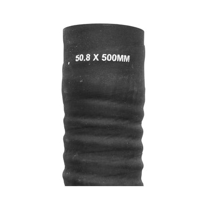Flexible cooling hose inner diameter 50.8x500mm made of rubber with textile insert and metal spiral, 9 Bar Breckner Germany