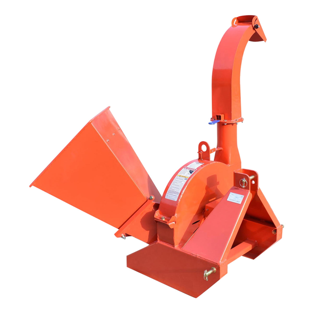 Branch shredder with PTO power take-off, required power 18-50 HP, maximum log diameter 100 mm, hopper 400x420x600 mm Breckner Germany
