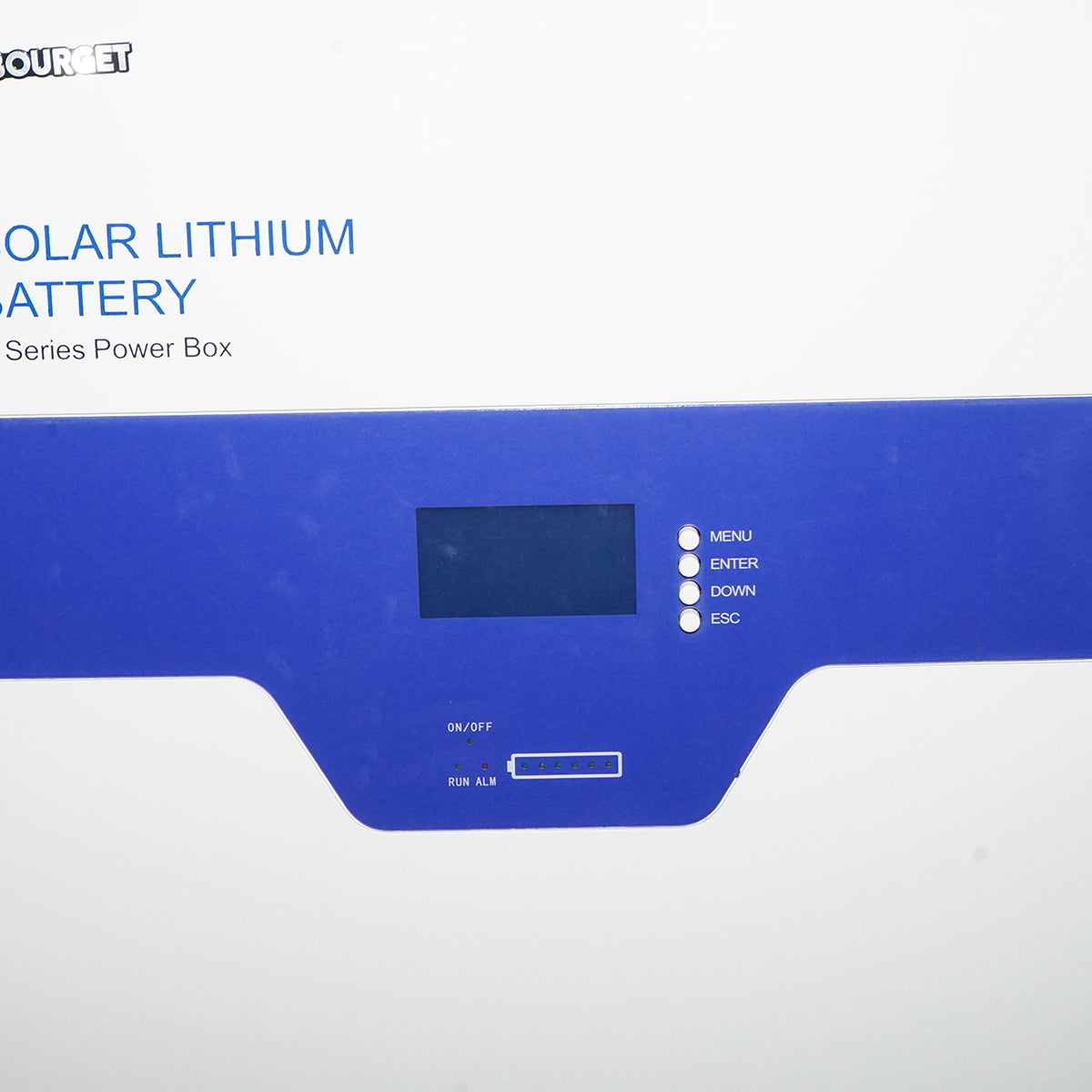 Li-ion LifePo4 Battery 51.2V, 300Ah with BMS, deep cycle, LCD display 786x390x260mm IP54 Bourget