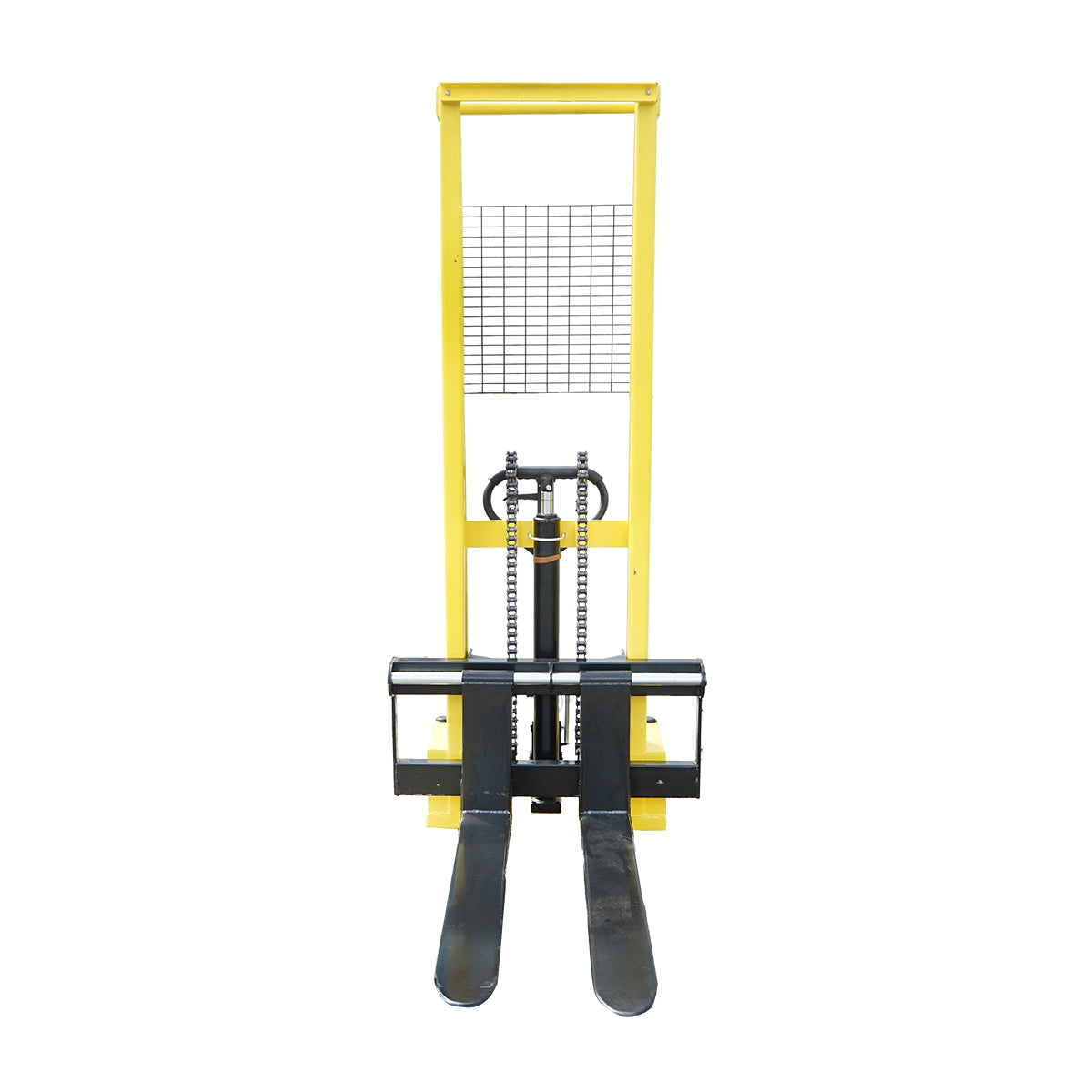 Manual pallet with a maximum load of 1T and a maximum height of 1.6m