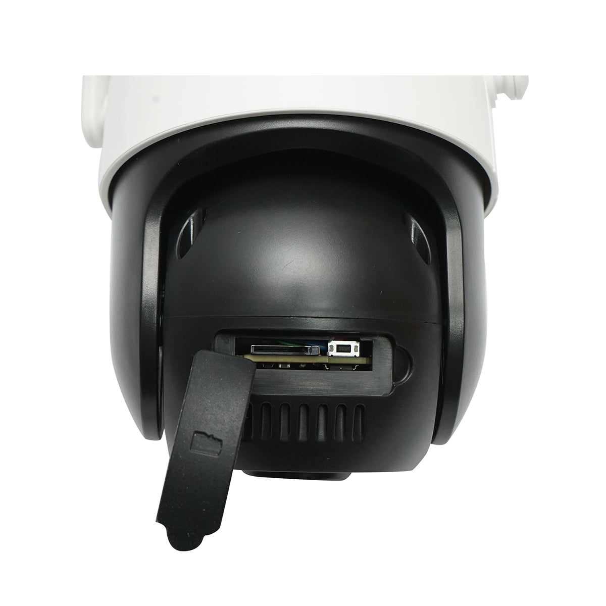 6 MP dual lens surveillance camera, P2P WIFI 2.4GHz, 360 degree PTZ rotation with motion sensor, siren, human detection, and iCSee app