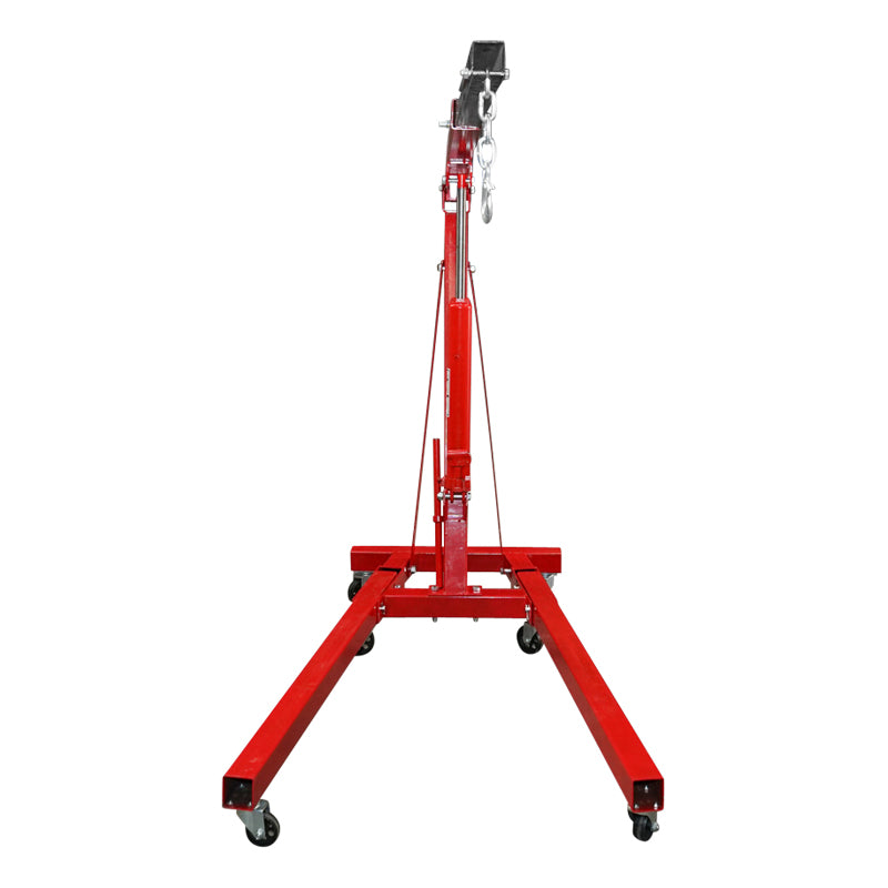 Folding hydraulic crane type giraffe for workshop 2T