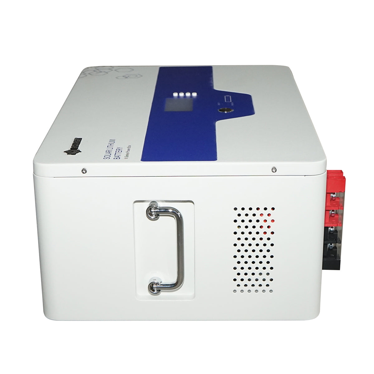 Li-ion LifePo4 Battery 25.6V, 100Ah with BMS, deep cycle, LCD display 410x370x160mm IP54 Bourget
