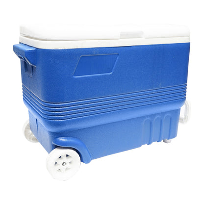 45L blue picnic freezer with wheels 610x330x440mm Breckner Germany