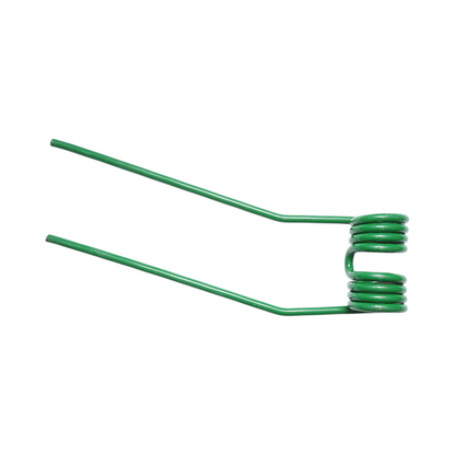 Right elastic claw rake for collecting hay 105x370x9 mm green (Fella)